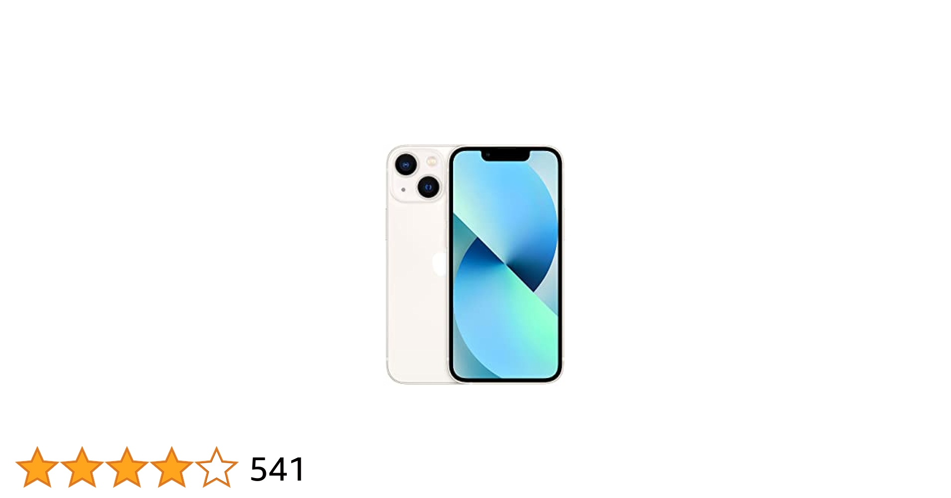 A iPhone 13 mini 128 GB SIMフリー　ホワイト　本体 iPhone 13 mini ホワイト 128GB（SIMフリー）新品未使用 aaa様専用